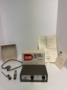 Cb-457 Olson Swr Power Modulation And Field Strength Meter - Made In Japan