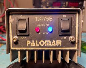 Tx-75b Palomar Tx 75b Linear Amplifier Repaired And Working