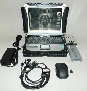 Cf-18kjhmdbm Panasonic Toughbook Cf-18 Mk4 Radio Programming Laptop With 8 1 Cable Set