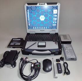 1g719vm Panasonic Cf-31 Toughbook Mk5 I7 Comms Laptop With Ham Digital Programing Sdr Gps Dragon