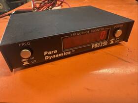 Pdc-250 Para Dynamics Pdc 250 Frequency Counter Works Good With Instructions And Bracket