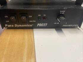 Pdc27 Para Dynamics Ssb-am/fm Preamplifier