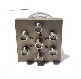 56sc000 Peter Novak Sma 6-position Microwave Coaxial Switch 22vdc