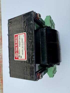 Pwdp13016 Peter W. Dahl 13016 Co. Plate Transformer Henry 2k Classic