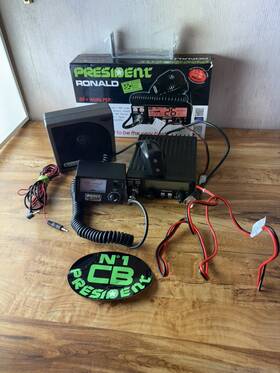 Txus500 President Electronics Model Ronald Ham Transceiver Cb Radio A2