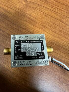 Q-bit Corporation Qbh-9-147 Rf Amplifier
