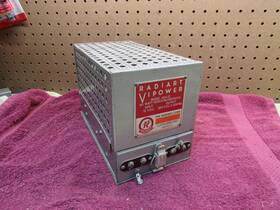 454-12 Radiart Vintage Vipower Voltage Converter 6dc In 300 V Dc 200ma Output