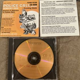 Radio Shack 023942937074 Gene Hughes Police Call Frequency Guide Cd-rom Second Edition Ham