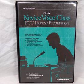 62-2402 Radioshack Radio Shack New Novice Voice Class Ham Fcc License Preparation Book And Tape