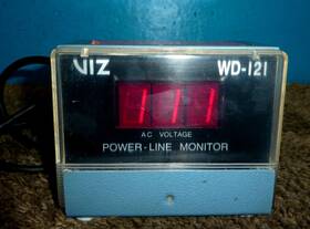 Wd-121 Rca Viz Digital Power Line Monitor Good Condition