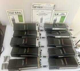 Trc-210 Realistic Lot Of 10 6 Ch. Citizens Band Transceivers 208 204 200