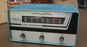 Ar-136 Regency Ar-138 Flight Monitor Radio Vhf Vintage Tube Receiver