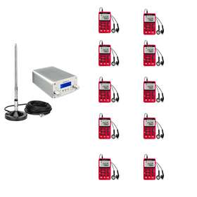 Usf9219d-f9202dx10 Retekess Tr502 Fm Transmitter Stereo Broadcast 10 Receivers Church Lights Show Lecture Us