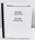 Rf-551a Rf Harris Scarce Preselector