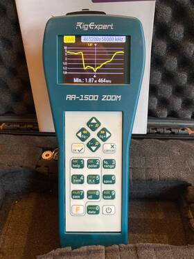 Aa-1500 Rigexpert Zoom Antenna And Cable Fault Analyzer