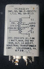 Tf1rx21yy Sa-8113 Industrial Transformer Li Mpn