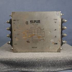 D60b Sae 60 Amp 3 Phase 250 Vac Delta Connected Circuit Emi Line Filter With Specs