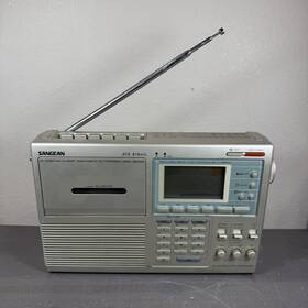 Ats818acs Sangean Ats 818acs Sw Mw Lw Fm Stereo Cassette Recorder For Parts See Desc