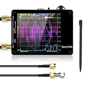 Seesii 50khz-900mhz Nanovna 10khz-1.5ghz Vector Network Analyzer Kit Mf Hf Vhf Uhf Black