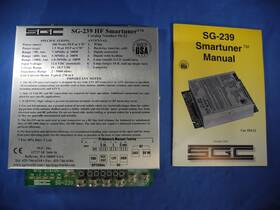 Sg-239 Sgc Smartuner Antenna Tuner 1.8-30 Mhz 200 Watts Pep And Manual Ham Radio