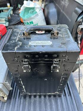Nf-105 Signal Corps Tn-16 Singer Radio Tuning Unit Field Intensity Meter T-2/nf-105