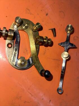 Cse-26018 Signal Electric Mfg Telegraph Key Cw Cse 26018 Menominee Mich Used As Shown