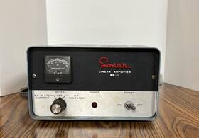 Br-21 Sonar Br-23 Model Linear Amplifier With Instruction Manual-untested-powers Up