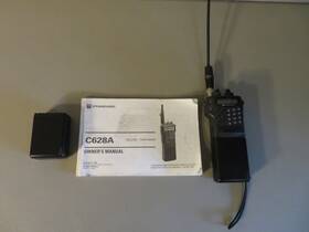 C628a Standard Fm Dual Band Ht Ham Radio Transceiver For Parts Or Repair