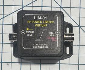 Lim-01 Stridsberg Engineering Rf Power Limiter Vhf/uhf 35 Dbm Bnc Connectors