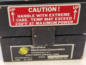 105229 Struthers Electronics Dc-3ghz High Power Dummy Load 200 Watts Ham Radio