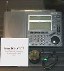 Sw-77 Sony Icf Stereo Receiver Synchronous Am Detection