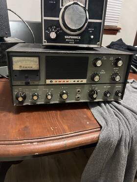 8286 Swan 400 Ham Vintage Power Works And Nobs Work Not Dial
