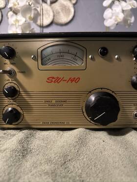 Sw-140 Swan Vintage Electronics Transceiver 1962 Untested
