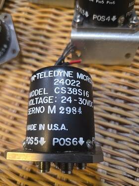 Cs38s16 Teledyne Microwave Rf Transmission Switch Nsn Serno M1408 Used