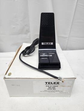 0118022 Telex Desktop Microphone P/n Md-ms Desk Mic 6 Pin