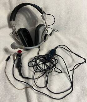 63770-000 Telex Used Vintage Audio Headphone Ham Radio Procom 200 Microphone