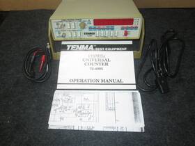 72-4095 Tenma Frequency Counter With Oem Docs Cords Bin 79.95