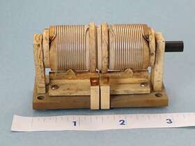 3340-224 Tensor Electric 549 351 Silver Plated Dual Section Roller Inductor Coil 5.2 Uh Each Nos