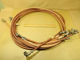 Rg393 Times Microwave Rf Cables With Worn Connectors 6 Feet Long - Read Description