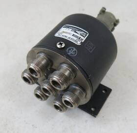 136c00100 Transco Coaxial Switch Rf Sp6t Model 28 Vdc Dc-12.5 Ghz