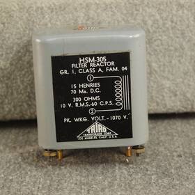 Triad Hsm-305 Inductor Filter Choke 15 Henry 300 Ohm Sealed Case