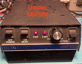 6bp100 Ultra Electronics Ultralec Linear Amplifier Model Repaired And Is Working