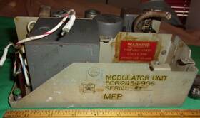 506-2434-906 Unknown Collins Transformer Modulator Unit Mfp No. 27 Incomplete For Parts/resto