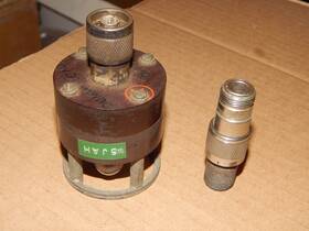 Da-29 Us Army Signal Corps Da-29/u Vintage Dummy Load Using Type 56 Or 7.1v 0.41a Pilot Lamps