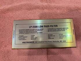 Lp-2500 Vectronics Ham Radio Low Pass Filter 2.5kw 0-30mhz 35mhz Cutoff