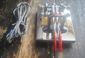 5447 Vibroplex Iambic Dual Paddles Morse Code Ham Radio Telegraph No