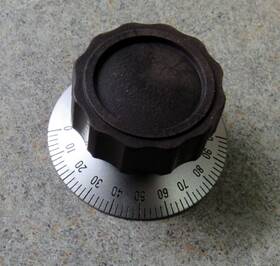 23.907-22 Viking E. F. Johnson Ranger Transmitter/exciter Dial/knob - Buffer And Final