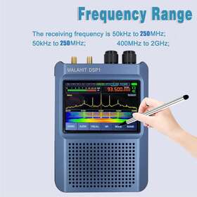 Malahit-dsp1 Vipjq E002-d065 V9 Version Malachite Radio Dual Antenna 1.10d Stereo Sdr Receiver