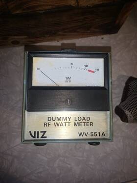 We-551a Viz 1137 Dummy Load Rf Watt Meter