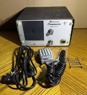 Ed-27 Vocaline Vintage Commaire Tube Class D Radio In Original Box Untested